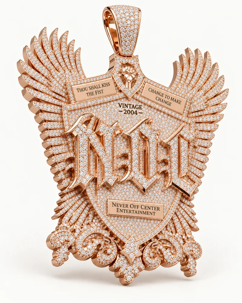 Supplied three-quarter reference of the NOC crest